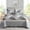 A-geometric Floral-King, variant on Super King A-brown 3-piece Quilt Bedding Set