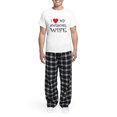 thumbnail image 5 of CafePress - I Love My Awesome Wife Pajamas - Men's Light Loose Fit Cotton Pajama Set, 5 of 7