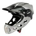 thumbnail image 3 of Casco de bicicleta integral, casco de moda para adultos, casco multiusos. Negro Gris, 3 of 8