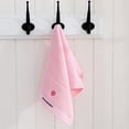 thumbnail image 4 of Tyidzon Premium Towels for Kids, Cotton Ultra Soft Hand Towels for Bathroom, Small Lightweight Face Towels for Children Bath(Pink, 10x20"), 4 of 7