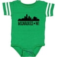 thumbnail image 3 of Inktastic Milwaukee Wisconsin City Skyline Boys or Girls Baby Bodysuit, 3 of 5