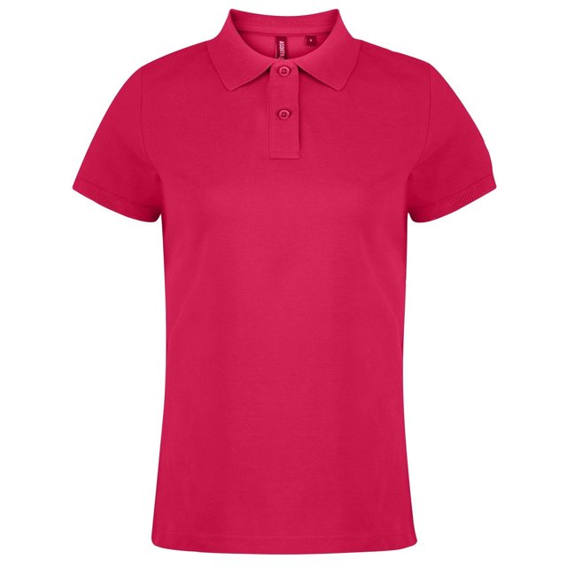 Asquith & Fox Polo Uni à Manches Courtes pour Femmes