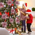 thumbnail image 5 of 24pcs Christmas Flowers, Christmas Flowers Decoration, Christmas Tree Ornaments Glitter Poinsettia, Glitter Christmas Tree, Artificial Flowers Christm, 5 of 5
