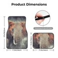 thumbnail image 4 of Daiia Elephant in Smoke Printed Car Floor Mats Set of 4, Durable Non Slip Auto Floor Carpet, Car Interior Carpets Proof Foot Pads Anti-Slip Cushion Automoetive Accessories, 4 of 6