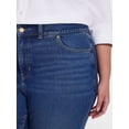 thumbnail image 4 of Terra & Sky Women's Plus Signature Denim Bootcut, Sizes 28W,28WL,28WS, 4 of 6