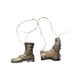 thumbnail image 5 of Botas a media pantorrilla a escala 1/6, botas de tacón bajo, elegantes botas de trabajo para cosplay de 12 pulgadas Verde desierto, 5 of 9