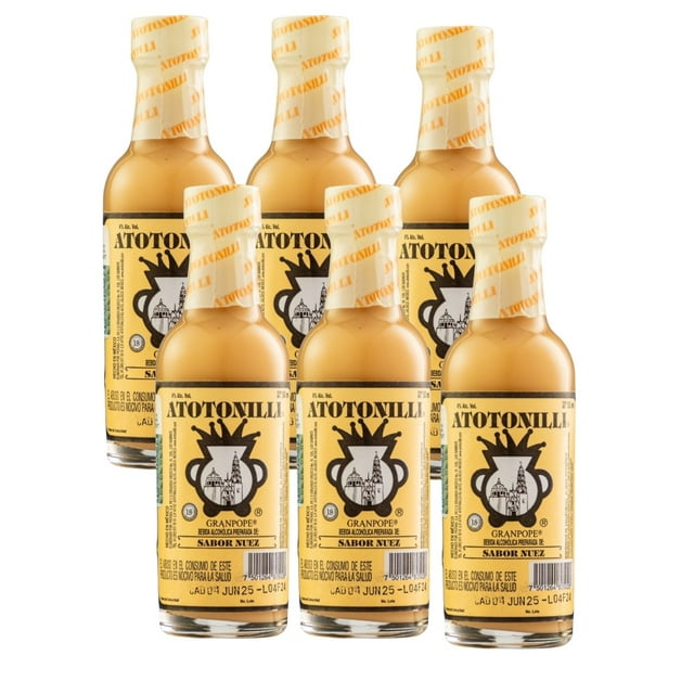 Six Pack Rompope Atotonilli Nuez 50 Ml Atotonilli Rompope