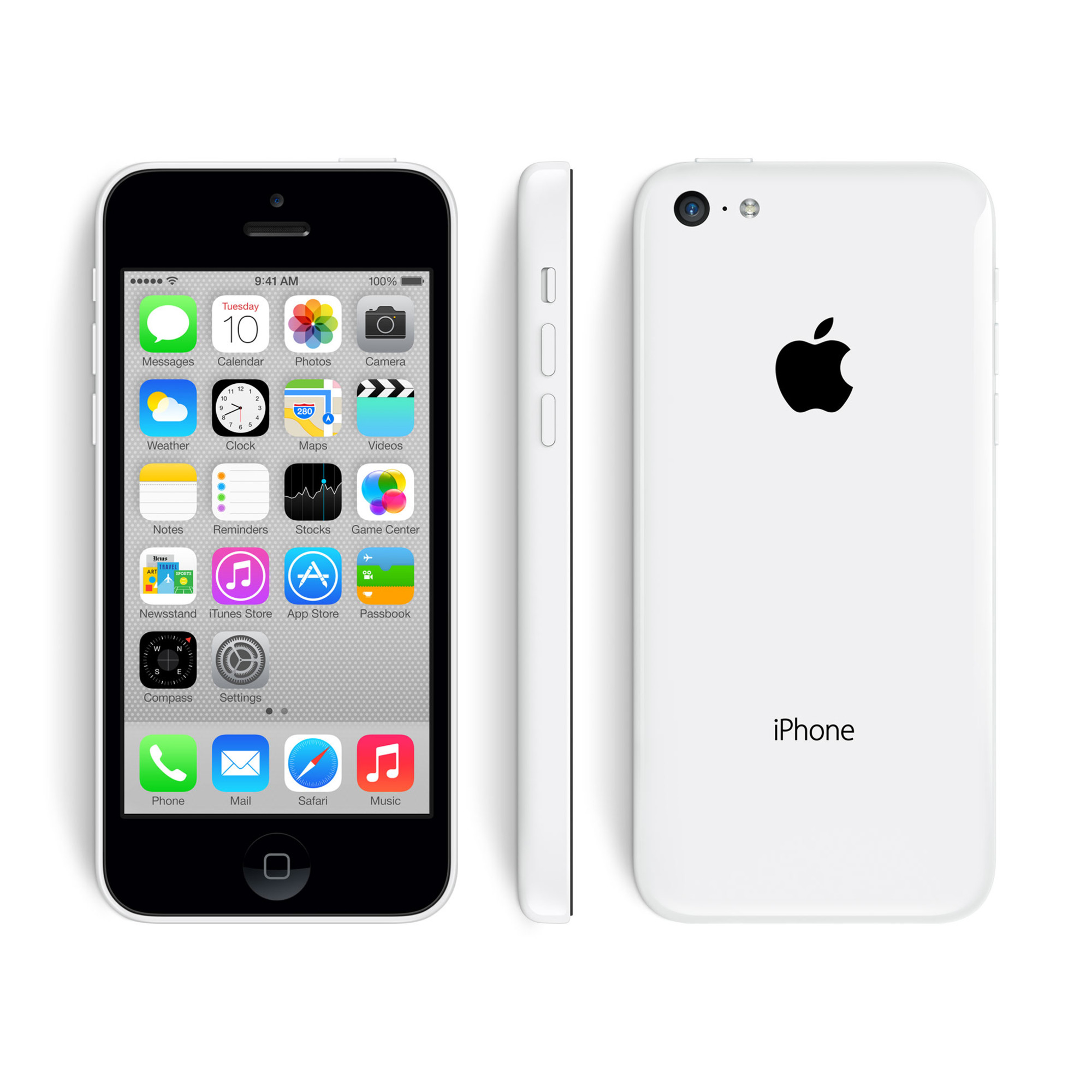スマートフォン本体 iPhone 5c White 8 GB Pre-Owned Apple iPhone 5c 8GB, White - Unlocked GSM Used