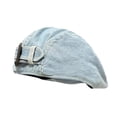 thumbnail image 1 of Gorra plana de mezclilla lavada vintage para hombre, tamaño ajustable, 1 of 3
