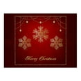 thumbnail image 3 of 2 PCS Waterproof Red Christmas Placemats For Dining Table 32 X 21 Cm Seasonal Winter Xmas Snowflakes Holiday Washable Table Mats Kitchen Mat Insulated placemat Kitchen Utensils Kitchen Gadgets, 3 of 5