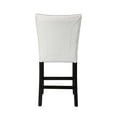 thumbnail image 4 of Steve Silver Chaise de Comptoir en Vinyle Blanc Markina, 4 of 6