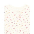 thumbnail image 4 of Garanimals Baby Girl Henley Printed Bodysuit with Long Sleeves, Sizes 0-24 Months, 4 of 5