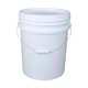 thumbnail image 1 of Cubo multiusos para almacenar pintura con asa. Cubo pintura. Contenedor almacenamiento para pintura, disolventes y recubrimientos. Uso diario. Tapa a presión blanca de 25 litros, 1 of 8