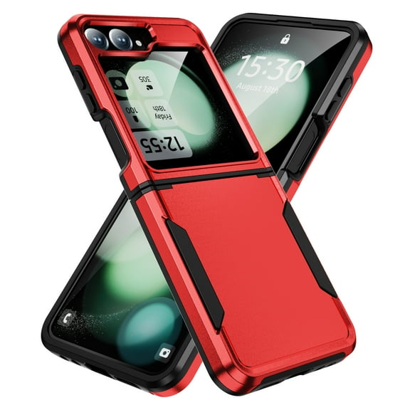 For Samsung Galaxy Z Flip 6 Case, Samsung Galaxy Z Flip 6 Case with Upgraded Hinge Protection Dual Layer Hard PC Soft TPU Bumper Full Body Shockproof Flip 6 Phone Case for Samsung Galaxy Z Flip 6,G