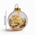 thumbnail image 3 of CaiYueKe Light Up Christmas Ornament Ball with Mini Holiday Scene, Glowing Tree Hanging Decoration with Warm Lights, Festive Story Scene Pendant for Christmas Tree Window Mantel, 3 of 7