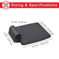 thumbnail image 6 of AlveyTech Universal Footplate for Drive Medical Blue Streak Wheelchair - (STDS4S0906-1) Footplates for Foot and Leg Support, Replacement Parts for Footrest, Fits many other Wheelchairs with 7/8" Tubes, 6 of 9