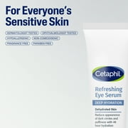 Cetaphil Deep Hydration Refreshing Eye Serum With Hyaluronic Acid, 0.5 fl oz