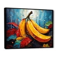 thumbnail image 2 of Designart "Fruit modern Banana" Food & Beverage Floater Framed Wall Art Print, 2 of 7