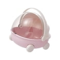 thumbnail image 4 of Portable Storage Box Handled Hair Accessories Box Tool Box for Handbook Handmade Pink, 4 of 8