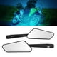 thumbnail image 4 of Espejo lateral de motocicleta CNC, 1 par de espejos laterales traseros CNC universales Espejo de motocicleta compacto y liviano, 4 of 10