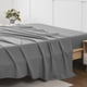 thumbnail image 3 of Sábana plana Sweet Home Collection, tamaño completo, color gris, 3 of 4