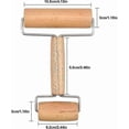 thumbnail image 2 of Rolling Pin, Wooden Rolling Pizza Roller, Wooden Rolling Pin, Natural Wood, 2 of 4