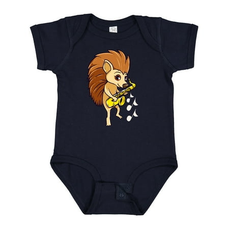 

Inktastic Saxophone Player Funny Music Porcupine Gift Baby Boy or Baby Girl Bodysuit