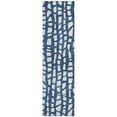 thumbnail image 2 of Addison Rugs Chantille Indoor/Outdoor Transitional Squares Navy Washable Runner Rug, 2'3" x 7'6", 2 of 6
