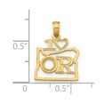 thumbnail image 4 of 14k Solid Oregon State Pendant, 4 of 4