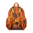 thumbnail image 2 of Summer Beach Palm Trees Book Bag - Waterproof & Ergonomic Backpack with Chest Strap, 2 of 3
