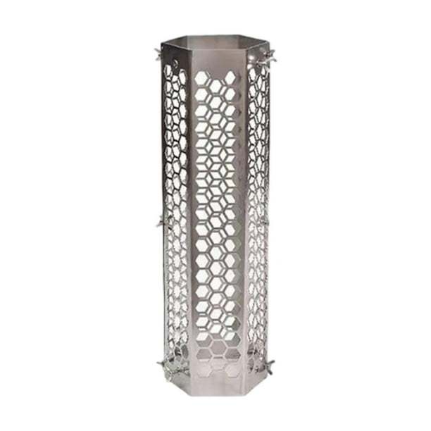 Cubierta de malla antiescaldaduras para chimenea, protector de tienda de campaña, acero inoxidable, cubierta protectora para chimenea para acampar, al
