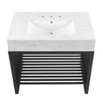 thumbnail image 5 of Modway Gridiron 36" Bathroom Vanity in White Black, 5 of 9