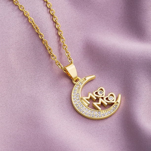 Nvzi Ideas de regalos para el Día de la Madre - Collar del Día de la Madre para mamá Regalos del Día de la Madre para mamá de hijo Regalos para ella Regalos para mamá Regalo del Día de la Madre (J)