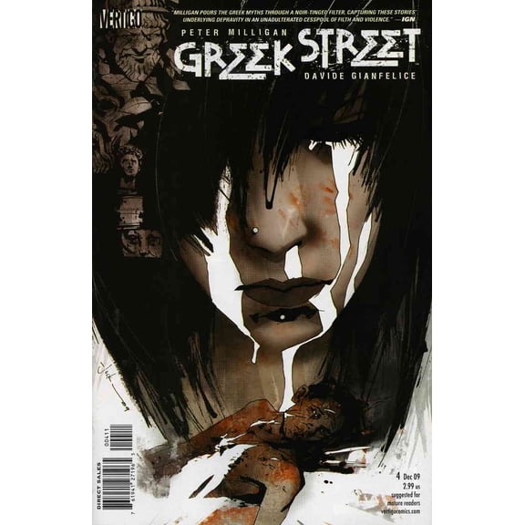Greek Street #4 VF ; DC/Vertigo Comic Book
