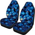 thumbnail image 5 of Pzuqiu Flowers Breathable Car Seat Cover Sets, Auto Accessories Full Set Fit for Truck, 5 of 10