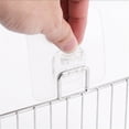 thumbnail image 5 of Transparent Buckle Hook Suitable For Stainless Steel Sponge Holder Kitchen Brush Soap Dishwashing Liquid Drain Rack Accessories（Drain Not Include） S Hooks Heavy Duty, 5 of 5