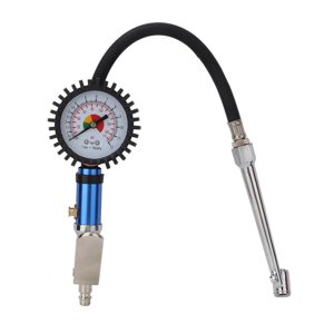 Garosa Tire Inflator Gauge, Pump Gun,12 Bar Self-clamping Tire Inflator with Air Pressure Gauge and Quick Air Connector​