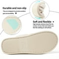thumbnail image 4 of Ecetana Cozy Slippers for Women Indoor and Outdoor Fuzzy House Shoes with Memory Foam, 4 of 6