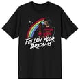 thumbnail image 5 of Freddy Krueger Follow Your Dreams Mens Black Graphic Tee-5XL, 5 of 7