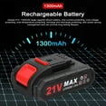 thumbnail image 4 of Mistaha 21V Lithium Ceramic Tile Paving Machine Electric Vibrating Tool with Smart Wireless Lithium Battery, Adjustable Handle for Easy Tile Positioning - 110V US Plug, 4 of 6