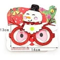 thumbnail image 7 of LINLIN Christmas Glasses, 4 Pieces Glitter Party Glasses Frames Christmas Funny Sunglasses Christmas Party Glasses for Christmas Parties Holiday, 7 of 7