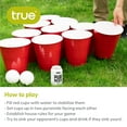 thumbnail image 2 of True XL Beer Pong Set with Jumbo Party Cups, Drinking Games for Adults, 2 of 5