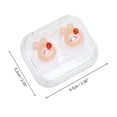 thumbnail image 3 of Unique Bargains 1 Set Contact Lens Case Integrated Rabbit Lens Storage Case Pink, 3 of 5