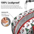 thumbnail image 5 of Womens White Christmas Santa and Tree Pattern Lunch Box for Work,Insulated Lunch Bag for Women,Loncheras Para Mujer,Leakproof Adult Lunch Bag for Work,Beach,Travel,Picnic,Camping, 5 of 7