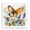 Butterfly Garden Floral, variant on Stupell Industries Eclectic Mixed Butterfly Garden Black Floating Frame Canvas Art, 18 x 18, by LSR Design Studio