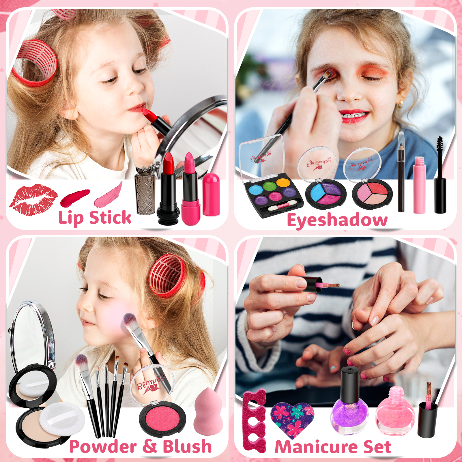 Sendida Washable Kids Makeup Kit For Girls Ages 3-10 photo 8