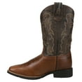 thumbnail image 2 of Roper Mens Trigger Embroidered Square Toe Pull On Cowboy  Mid Calf Boots, 2 of 2