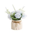 thumbnail image 1 of Flores artificiales, plantas verdes falsas, plantas en macetas, pequeñas decoraciones, decoración para el hogar, sala de estar, comedor, bonsái, 1 of 5