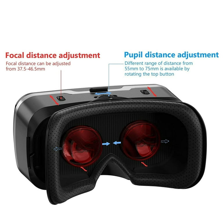 Generic Casque De Réalité Virtuelle, Jeu/ Film/lunettes VR 3D VR