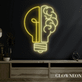 thumbnail image 3 of Glowneon Lighting Brain Neon Sign, Lighting Brain Wall Art Led Light, 3 of 4